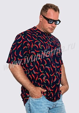 Футболка мужская арт. ТР-14-61-ТР (Size+)
