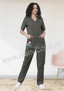 Костюм ветеринара женский бязь ГОСТ арт. М-02-92-БЗ