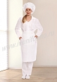 Фартук-передник пекаря унисекс арт. ПВ-04-01.1-БЗ - 1